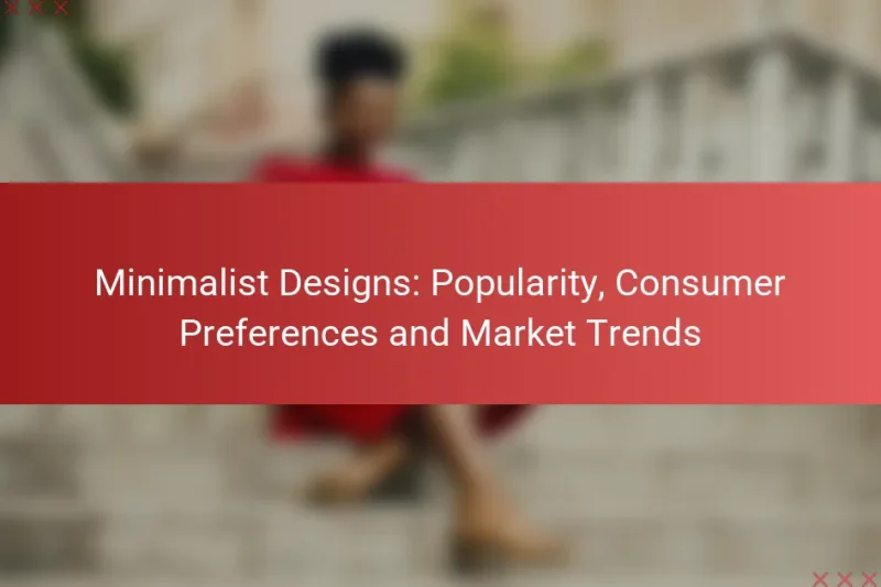 Minimalist Designs: Popularity, Consumer Preferences and Market Trends
